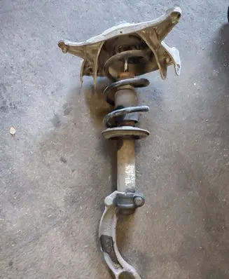 Audi A5 8T 8F Front shock absorber with coil spring