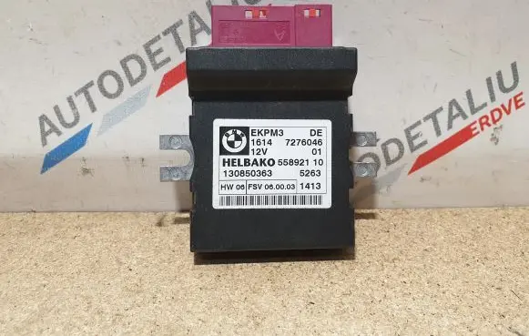 Fuel injection pump control unit/module