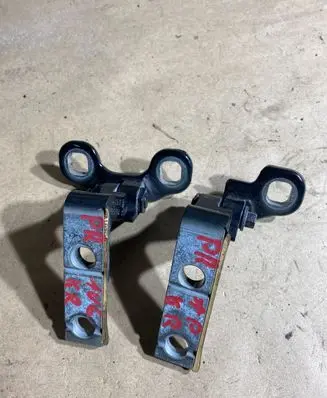Front door hinge set