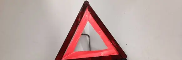 Emergency warning sign