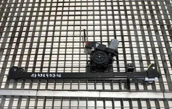 Front door window regulator with motor