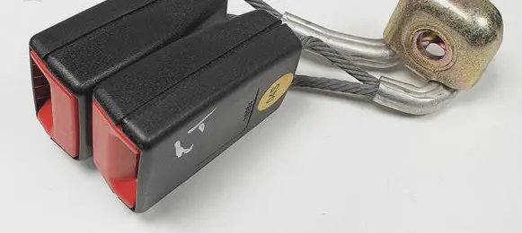 Volkswagen PASSAT B6 Seat belt trim 3C0857739B