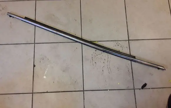 Mazda 6 Front door glass trim molding GHP9FFR2