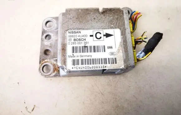 Nissan Almera Tino Airbag control unit/module 988204u400 0285001361