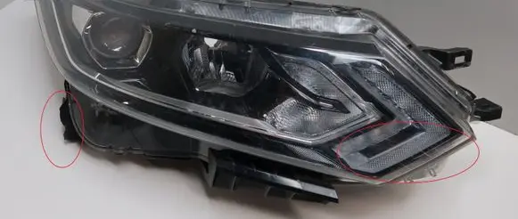 Nissan Qashqai Headlight/headlamp 26010HV00A 10019009