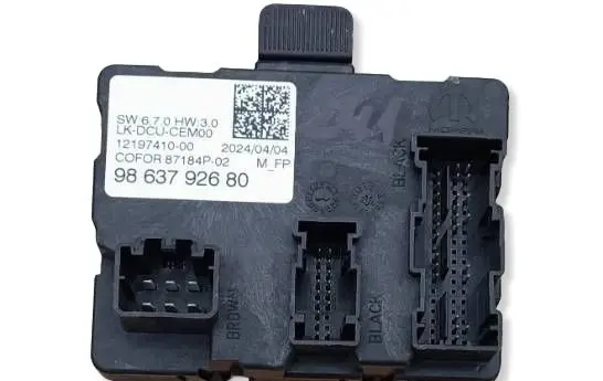 Peugeot 308 Door control unit/module 9863792680 1219741000