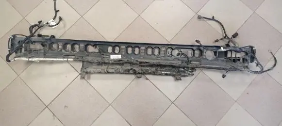 Rear bumper support beam
