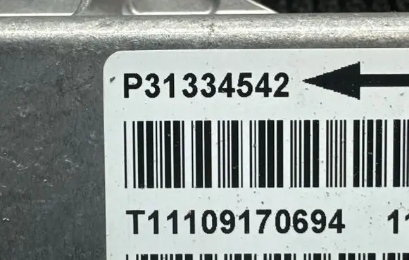 Volvo V60 Airbag control unit/module 31334542