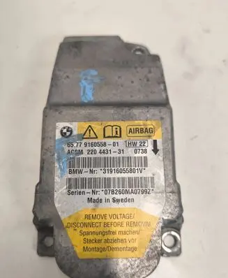 BMW 5 E60 E61 Airbag control unit/module 9160558 31916055801V 220443131