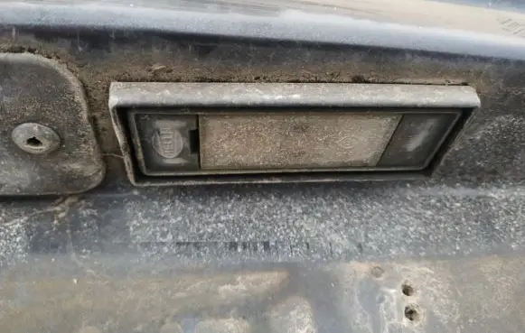 Citroen C8 Number plate light