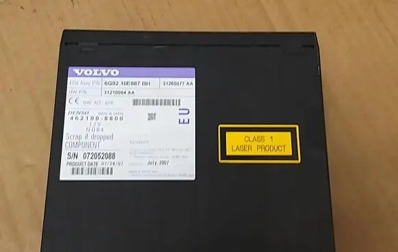 Volvo S80 Navigation unit CD/DVD player 31210054 31260077