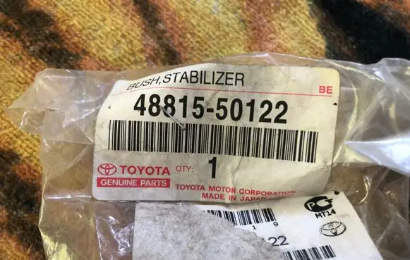 Toyota Corolla Verso E121 Front wishbone bush 48815-50122 4881550122