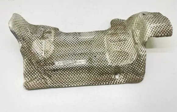 Heat shield in engine bay
