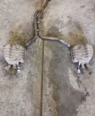 Audi A8 S8 D4 4H Muffler/silencer 