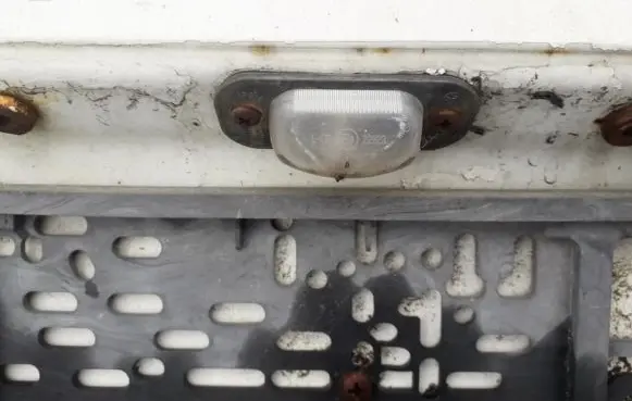 Number plate light