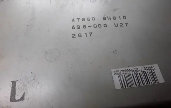 Nissan X-Trail T30 ABS control unit/module 478508H810 A98000U27