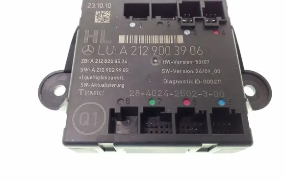 Mercedes-Benz C W204 Door control unit/module A2129003906