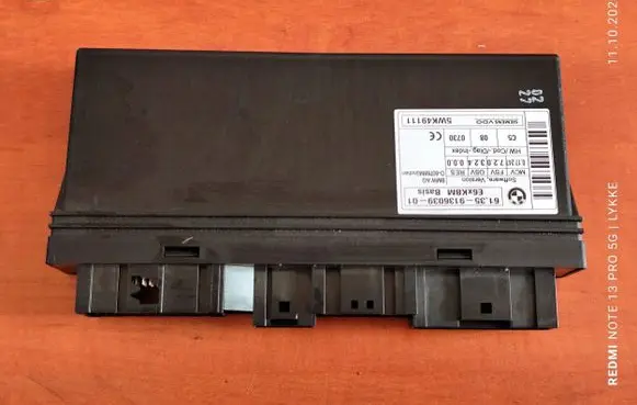 BMW 5 E60 E61 Comfort/convenience module 9136039 5WK49111 720324000