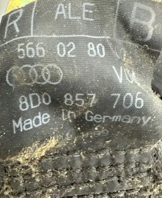 Audi A4 S4 B5 8D Front seatbelt 8D0857706