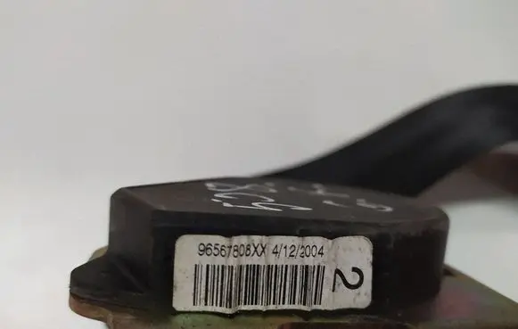 Citroen C4 I Rear seatbelt 96567808XX D506452AC76