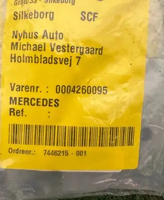 Mercedes-Benz Sprinter W906 Other brake parts 0004260095