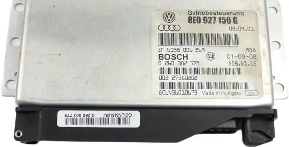 Audi A4 S4 B6 8E 8H Gearbox control unit/module 8E0927156G 0260002779 ZF6058006269