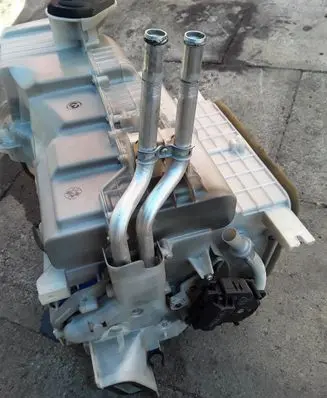 Interior heater climate box assembly