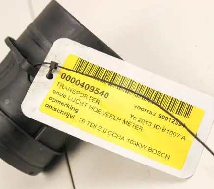 Volkswagen Golf VII Mass air flow meter 0281002956