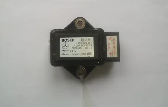 Mercedes-Benz E W211 ESP acceleration yaw rate sensor 0265005267 A0035420318