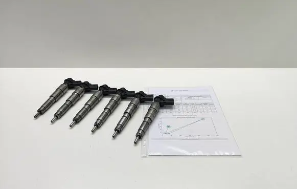 BMW 5 E60 E61 Fuel injectors set 7792721 779272105 0445115048