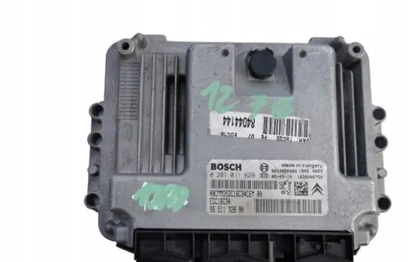 Peugeot 307 Engine ECU kit and lock set 0281011629 0281011629 9653958980 9651132880