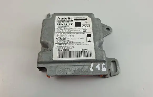 Renault Scenic I Airbag control unit/module 8200117652 600639500
