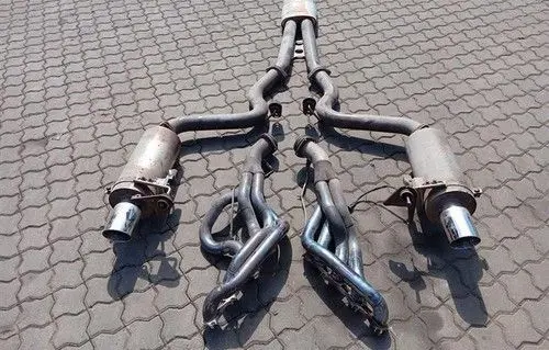 Ford Mustang VI Rear muffler/silencer tail pipe