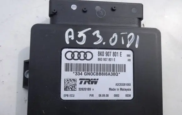 Audi A4 S4 B8 8K Hand brake control module 8K0907801B