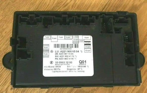 Mercedes-Benz S W221 Door control unit/module A2219006504 1009931200