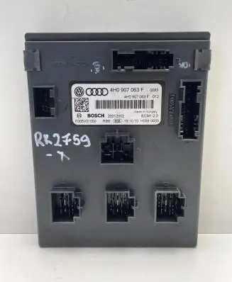 Audi A7 S7 4G Comfort/convenience module 4H0907063F F005V01000 20012002