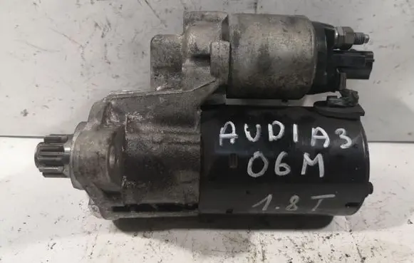 Audi A3 S3 8P Starter motor 02E911023J 0001121412