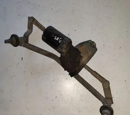 Peugeot 206 Front wiper linkage and motor 3397020446 0390241360