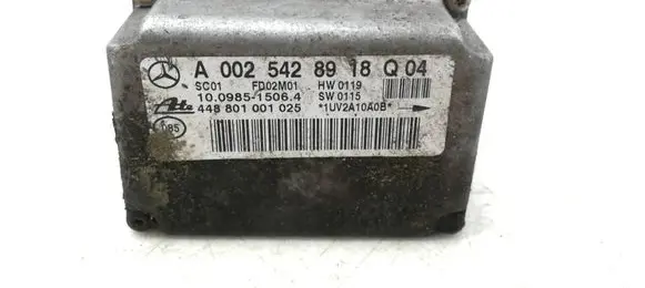 ESP acceleration yaw rate sensor
