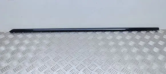 Front door glass trim molding