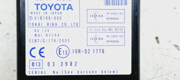 Toyota Corolla Verso AR10 Door control unit/module 897410F010