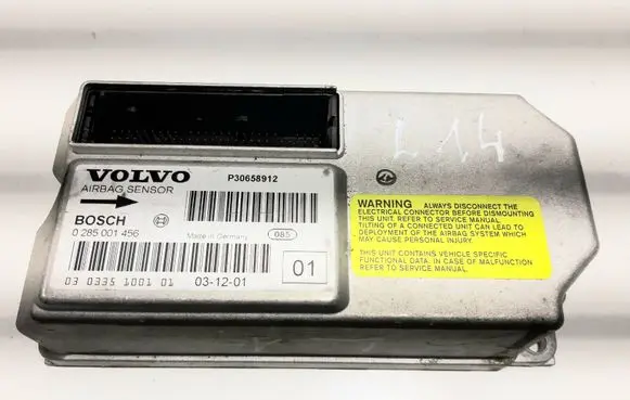 Volvo S80 Airbag control unit/module 0285001456 P30658912