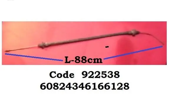 Ford Escort Clutch cable 922538 60824346166128