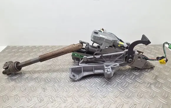Steering wheel axle set