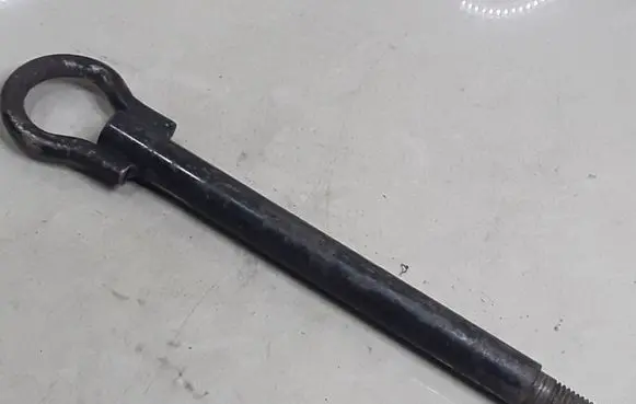 Towing hook eye