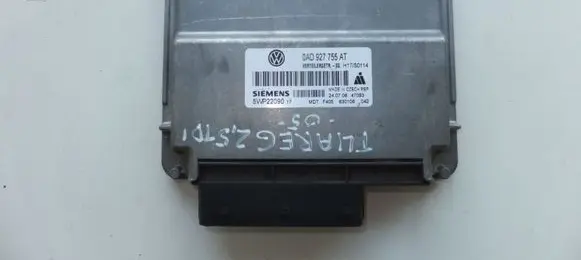 Volkswagen Touareg I Gearbox control unit/module 0AD927755AT 5WP22090