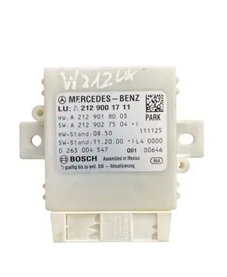 Mercedes-Benz E W212 Parking PDC control unit/module A2129001711 0263004547 A2129018003