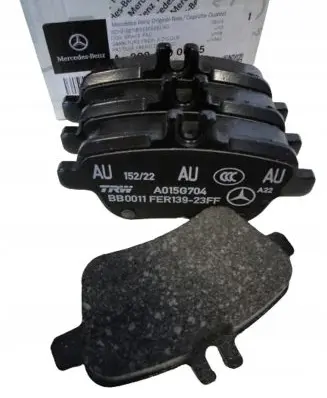 Mercedes-Benz B W246 W242 Brake pads (rear) A0004200605