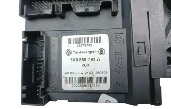 Skoda Citigo Sliding door electric window regulator 5K0959793A