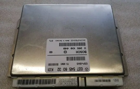 ESP (stability system) control unit